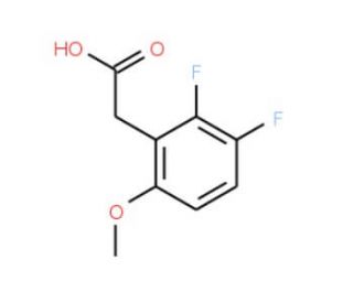 2,3-Difluoro-6-methoxyphenylacetic acid - chemical structure image