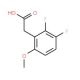 2,3-Difluoro-6-methoxyphenylacetic acid - chemical structure image