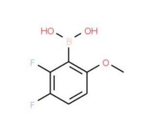 2,3-Difluoro-6-methoxyphenylboronic acid (CAS 957061-21-1) - chemical structure image