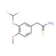 2-[3-(difluoromethoxy)-4-methoxyphenyl]ethanethioamide - chemical structure image