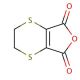 2,3-Dihydro-1,4-dithiino[2,3-c]furan-5,7-dione (CAS 10489-75-5) - chemical structure image