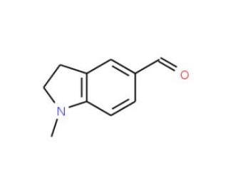2,3-Dihydro-1-methyl-1H-indole-5-carboxaldehyde (CAS 60082-02-2) - chemical structure image