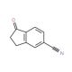 2,3-Dihydro-1-oxo-1H-indene-5-carbonitrile (CAS 25724-79-2) - chemical structure image