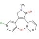 2,3-Dihydro-1-oxo Asenapine (CAS 934996-79-9) - chemical structure image