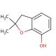 2,3-Dihydro-2,2-dimethyl-7-benzofuranol (CAS 1563-38-8) - chemical structure image