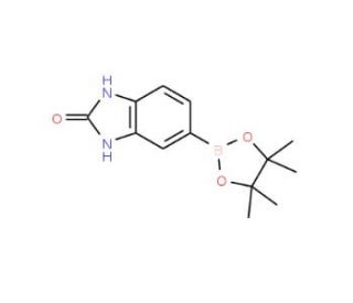 2,3-Dihydro-2-oxo-1H-benzimidazole-5-boronic acid, pinacol ester (CAS 710348-69-9) - chemical structure image