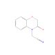 (2,3-Dihydro-3-oxo-4H-1,4-benzoxazin-4-yl)acetonitrile (CAS 115615-02-6) - chemical structure image