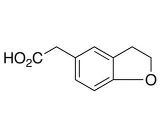 2,3-Dihydro-5-benzofuranacetic Acid (CAS 69999-16-2) - chemical structure image