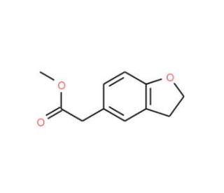 2,3-Dihydro-5-benzofuranacetic Acid Methyl Ester (CAS 155852-41-8) - chemical structure image