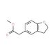 2,3-Dihydro-5-benzofuranacetic Acid Methyl Ester (CAS 155852-41-8) - chemical structure image