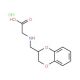 [(2,3-Dihydro-benzo[1,4]dioxin-2-ylmethyl)-amino]-acetic acid hydrochloride - chemical structure image
