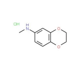 (2,3-Dihydro-benzo[1,4]dioxin-6-yl)-methyl-amine hydrochloride - chemical structure image