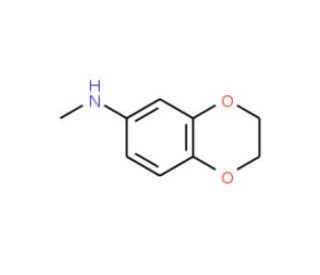 (2,3-Dihydro-benzo[1,4]dioxin-6-yl)-methyl-amine - chemical structure image