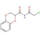 2,3-Dihydro-benzo[1,4]dioxine-2-carboxylic acid (2-chloro-acetyl)-amide - chemical structure image