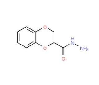 2,3-Dihydro-benzo[1,4]dioxine-2-carboxylic acid hydrazide (CAS 90557-92-9) - chemical structure image
