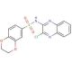 2,3-Dihydro-benzo[1,4]dioxine-6-sulfonic acid (3-chloro-quinoxalin-2-yl)-amide - chemical structure image