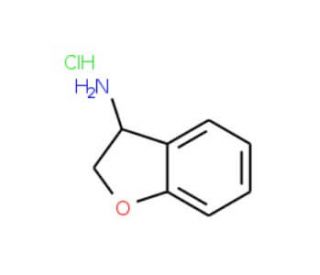 2,3-Dihydro-benzofuran-3-ylamine hydrochloride (CAS 109926-35-4) - chemical structure image