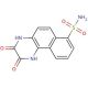 2,3-Dihydroxy-7-sulphamoyl-benzo[f]quinoxaline (CAS 118876-57-6) - chemical structure image