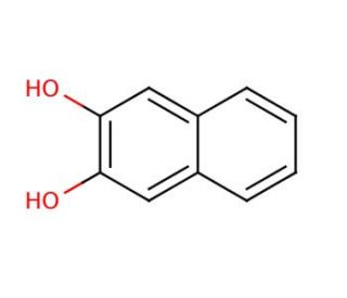 2,3-Dihydroxynaphthalene (CAS 92-44-4) - chemical structure image