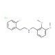 (2,3-Dimethoxy-benzyl)-[2-(2-fluoro-phenyl)-ethyl]-amine hydrochloride - chemical structure image