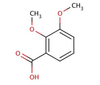 2,3-Dimethoxybenzoic acid (CAS 1521-38-6) - chemical structure image