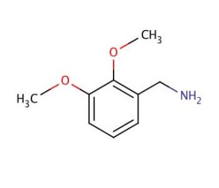 2,3-Dimethoxybenzylamine (CAS 4393-09-3) - chemical structure image