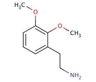 2,3-Dimethoxyphenethylamine (CAS 3213-29-4) - chemical structure image