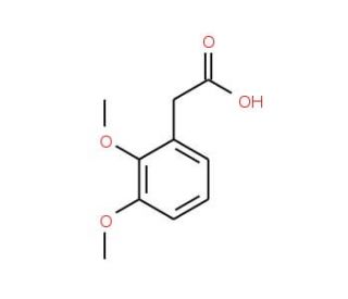 2,3-Dimethoxyphenylacetic acid (CAS 90-53-9) - chemical structure image