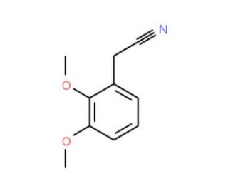 2,3-Dimethoxyphenylacetonitrile (CAS 4468-57-9) - chemical structure image