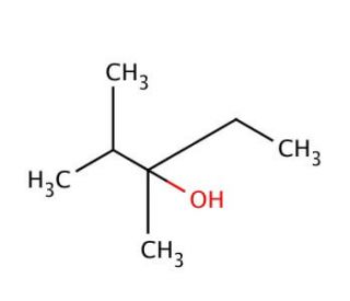 2,3-Dimethyl-3-pentanol (CAS 595-41-5) - chemical structure image