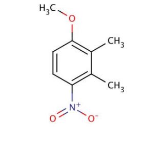 2,3-Dimethyl-4-nitroanisole (CAS 81029-03-0) - chemical structure image