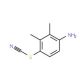 2,3-Dimethyl-4-thiocyanatoaniline (CAS 23530-64-5) - chemical structure image