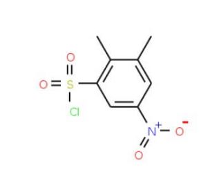 2,3-dimethyl-5-nitrobenzenesulfonyl chloride (CAS 68631-04-9) - chemical structure image