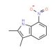 2,3-Dimethyl-7-nitroindole (CAS 41018-86-4) - chemical structure image