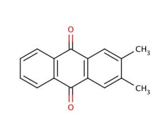 2,3-Dimethylanthraquinone (CAS 6531-35-7) - chemical structure image