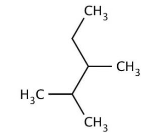 2,3-Dimethylpentane (CAS 565-59-3) - chemical structure image