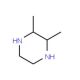 2,3-Dimethylpiperazine (CAS 84468-52-0) - chemical structure image