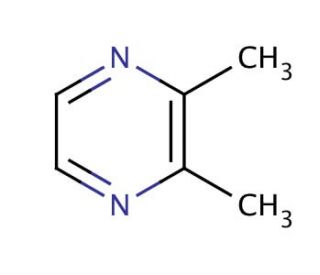 2,3-Dimethylpyrazine (CAS 5910-89-4) - chemical structure image