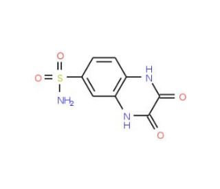 2,3-dioxo-1,2,3,4-tetrahydroquinoxaline-6-sulfonamide - chemical structure image
