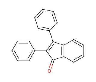 2,3-Diphenyl-1-indenone (CAS 1801-42-9) - chemical structure image