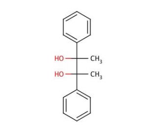 2,3-Diphenyl-2,3-butanediol (CAS 1636-34-6) - chemical structure image