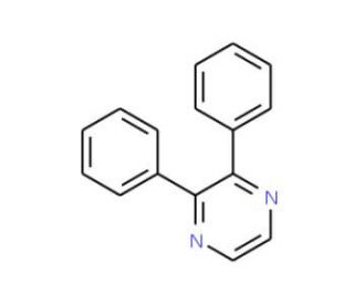 2,3-Diphenylpyrazine (CAS 1588-89-2) - chemical structure image