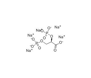 2,3-Diphospho-D-glyceric acid pentasodium salt (CAS 102783-53-9) - chemical structure image
