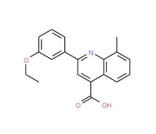 2-(3-Ethoxyphenyl)-8-methylquinoline-4-carboxylic acid - chemical structure image