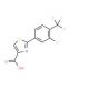 2-[3-Fluoro-4-(trifluoromethyl)phenyl]-1,3-thiazole-4-carboxylic acid - chemical structure image
