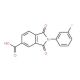 2-(3-Fluoro-phenyl)-1,3-dioxo-2,3-dihydro-1H-isoindole-5-carboxylic acid - chemical structure image