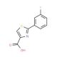 2-(3-Fluorophenyl)-1,3-thiazole-4-carboxylic acid (CAS 886369-06-8) - chemical structure image