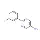 2-(3-fluorophenyl)pyrimidin-5-amine - chemical structure image