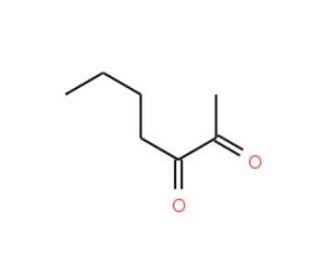 2,3-Heptanedione (CAS 96-04-8) - chemical structure image