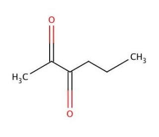 2,3-Hexanedione (CAS 3848-24-6) - chemical structure image